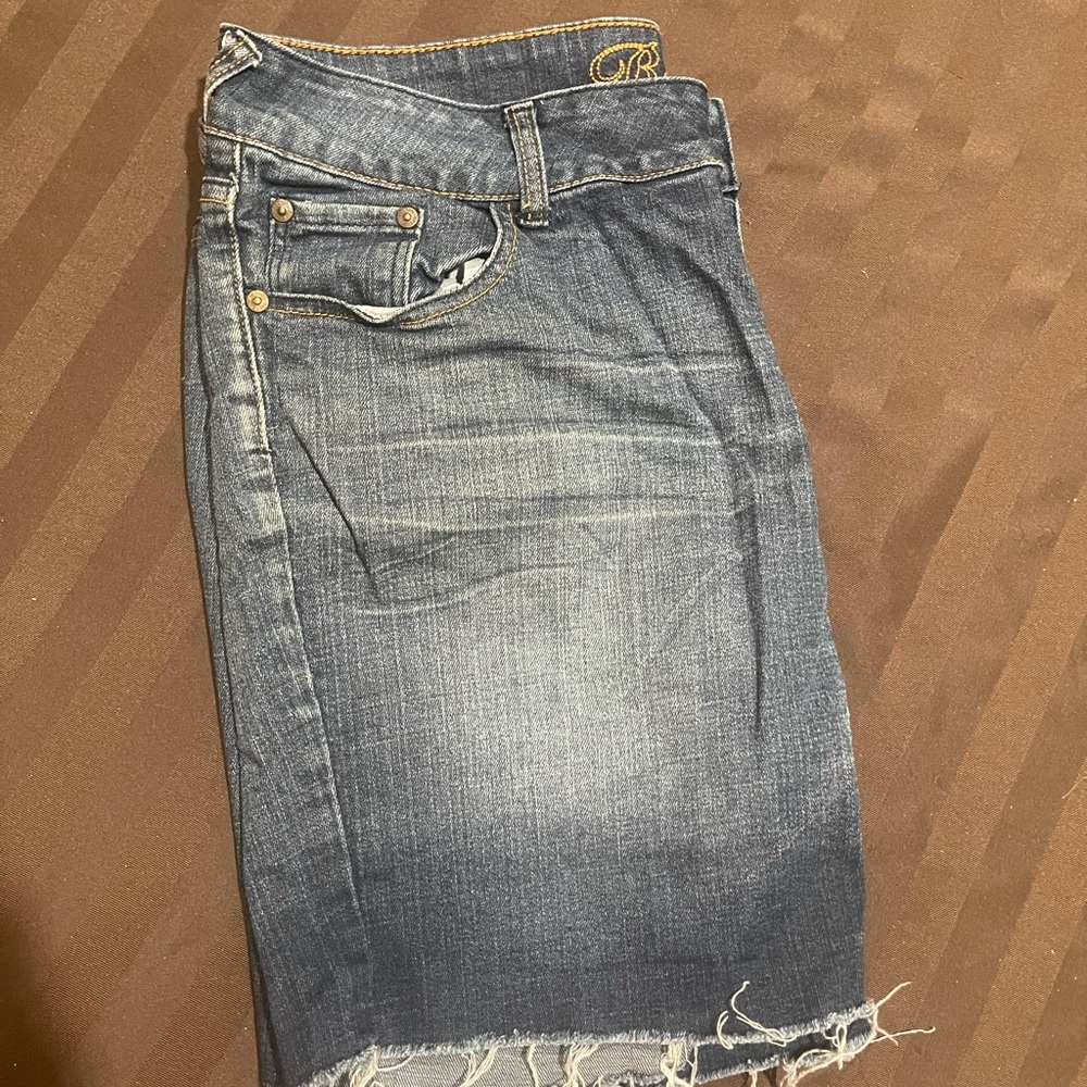 Denim shorts